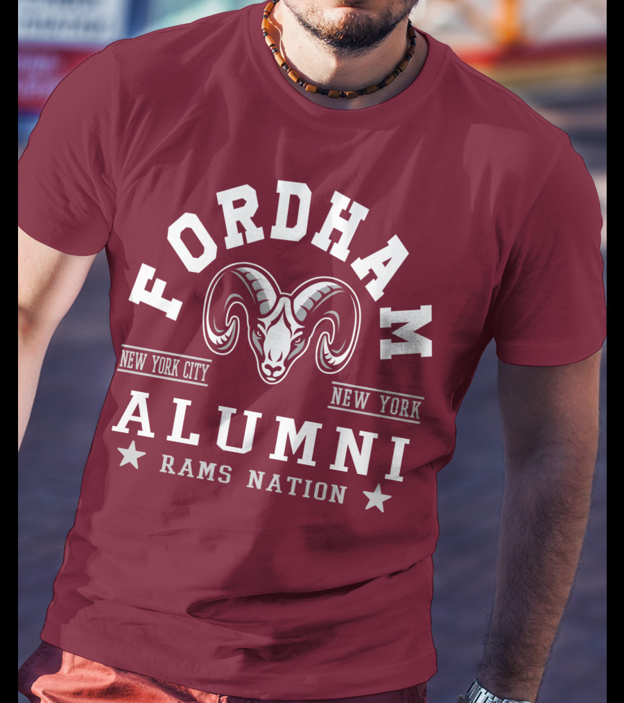 Fordham Alumni New York City Rams Nation T-Shirt