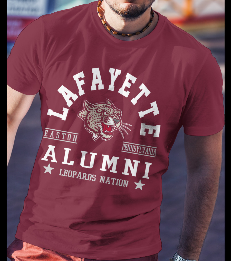 Lafayette College Alumni Leopards Nation Easton Pennsylvania T-Shirt