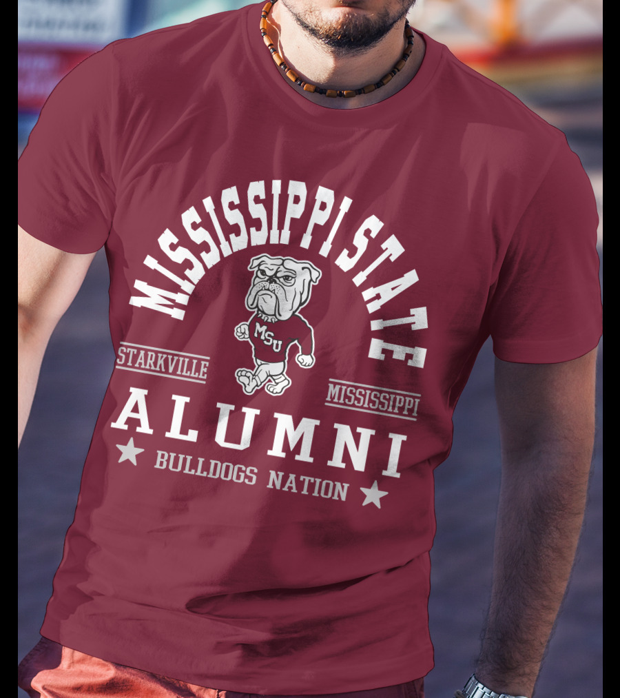 Mississippi State University Alumni Bulldogs Nation Starkville Mississippi T-Shirt
