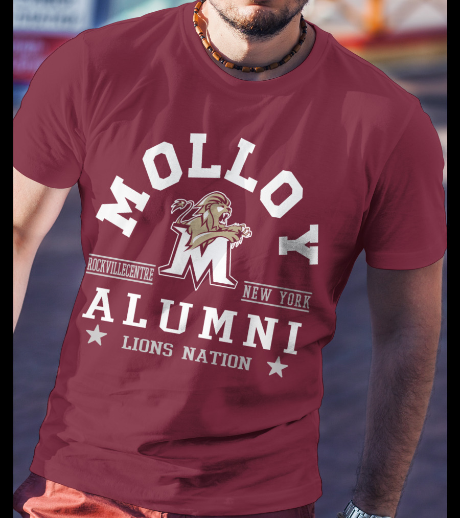 Molloy College Rockville Centre New York Alumni Lions Nation T-Shirt