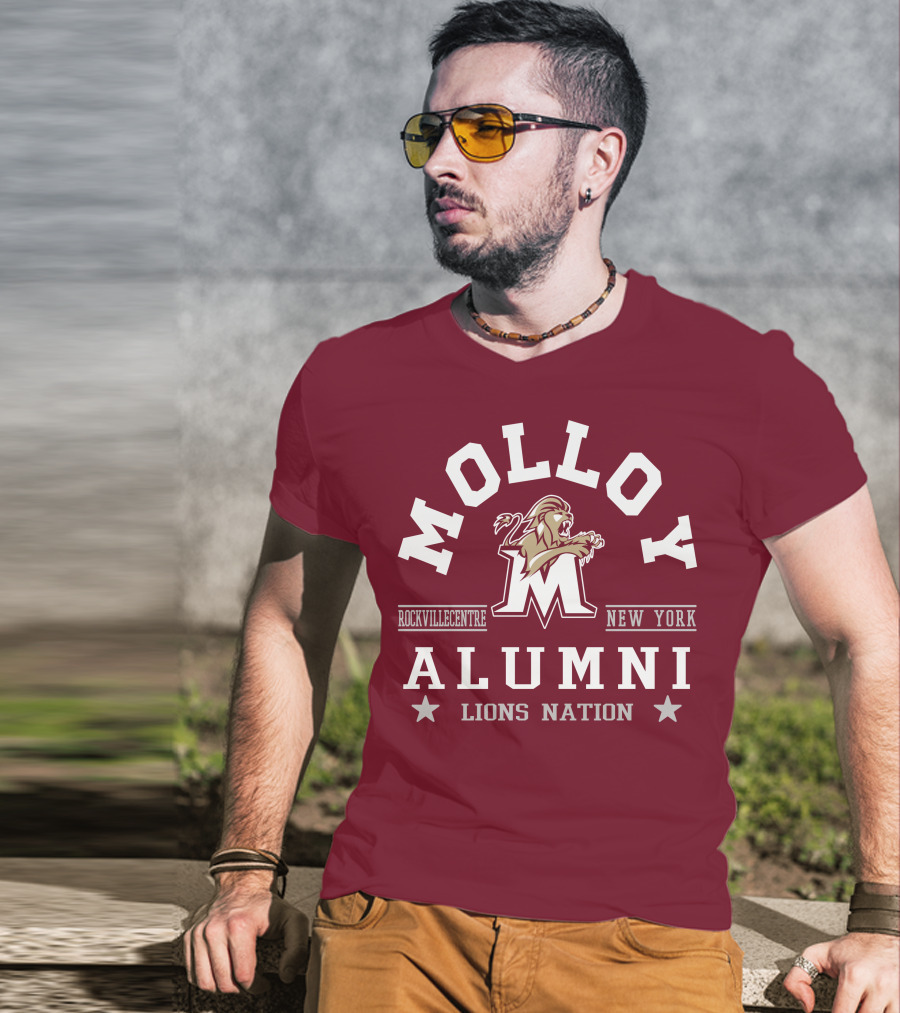 Molloy College Rockville Centre New York Alumni Lions Nation T-Shirt