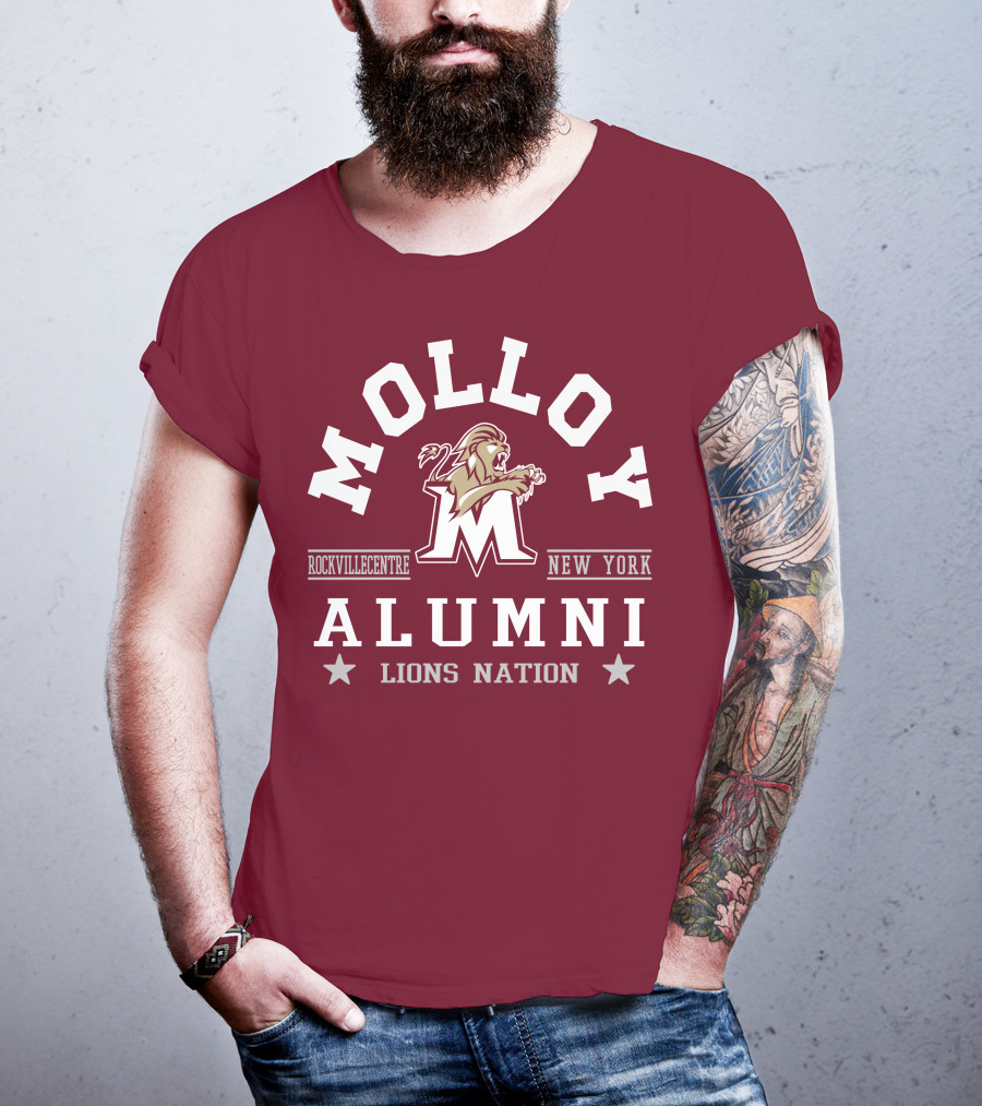 Molloy College Rockville Centre New York Alumni Lions Nation T-Shirt