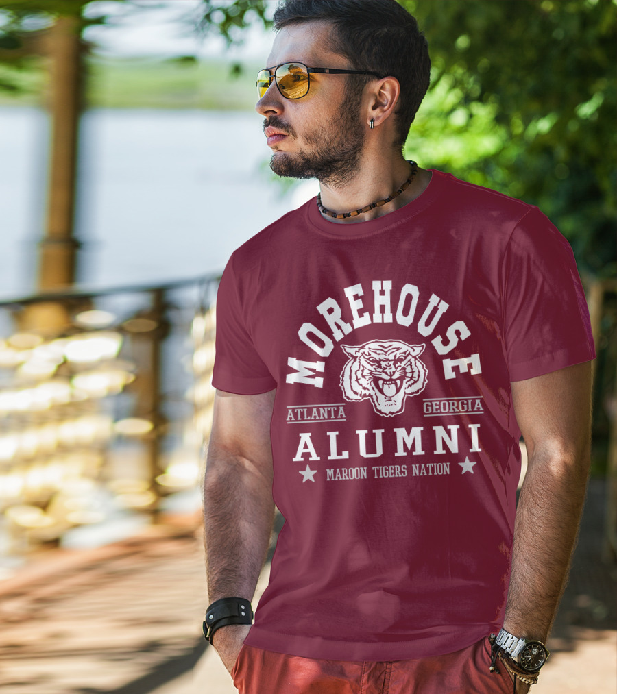 Morehouse College Alumni Maroon Tigers Nation Atlanta Georgia T-Shirt