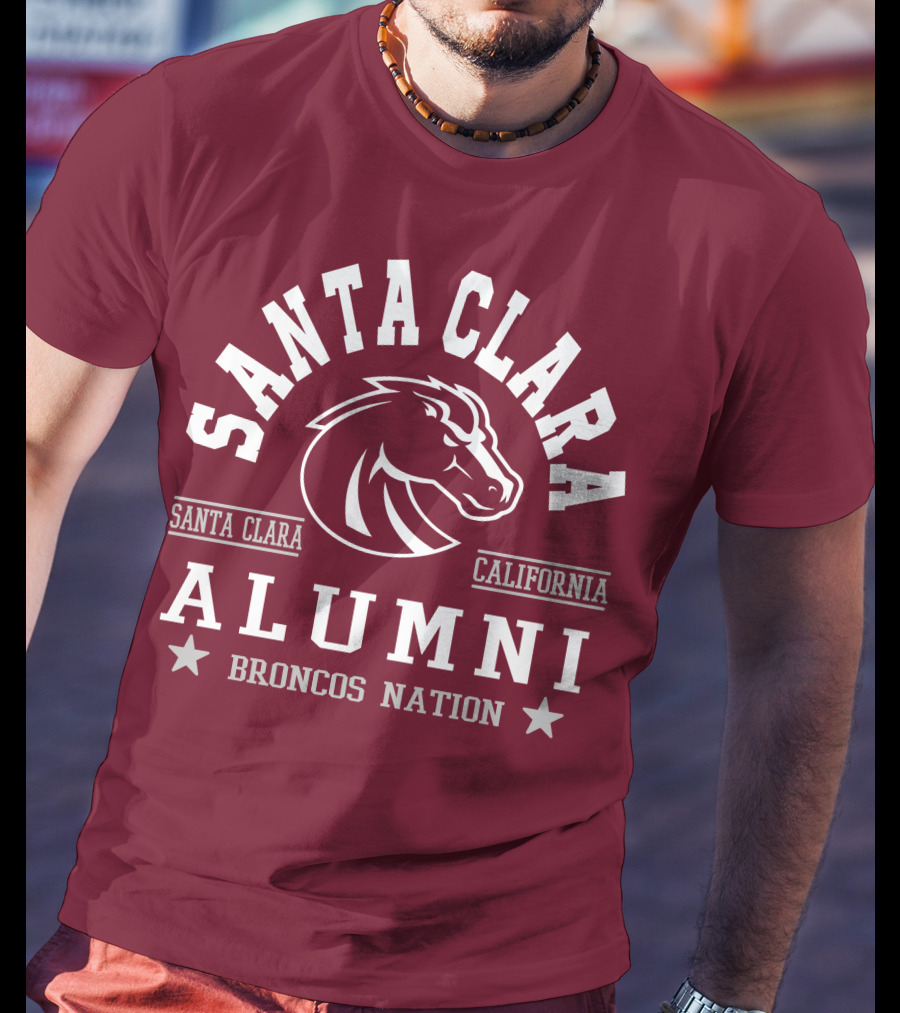 Santa Clara Alumni California Broncos Nation T-Shirt