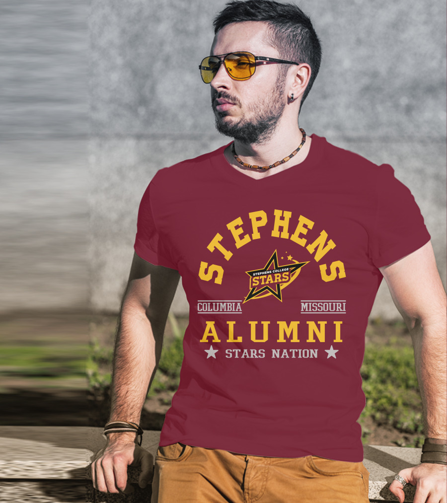 Stephens College Stars Alumni Columbia Missouri Stars Nation T-Shirt