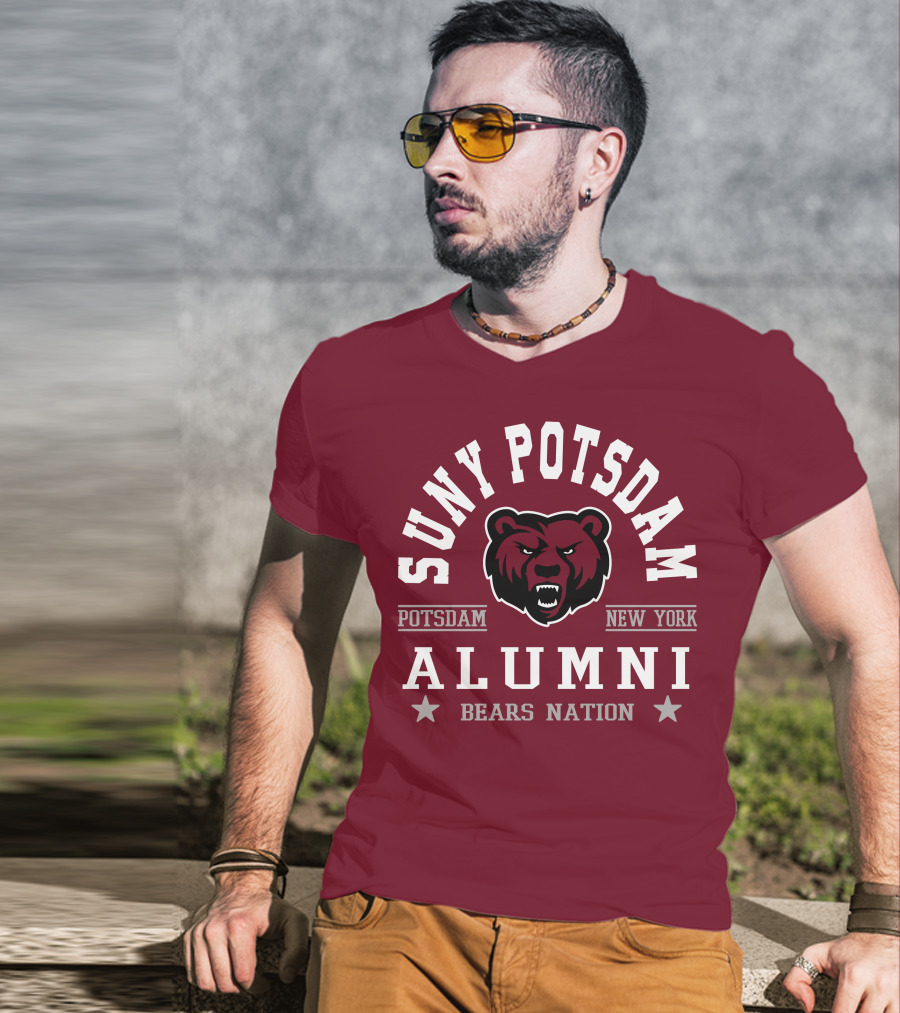 SUNY Potsdam Alumni Bears Nation New York T-Shirt
