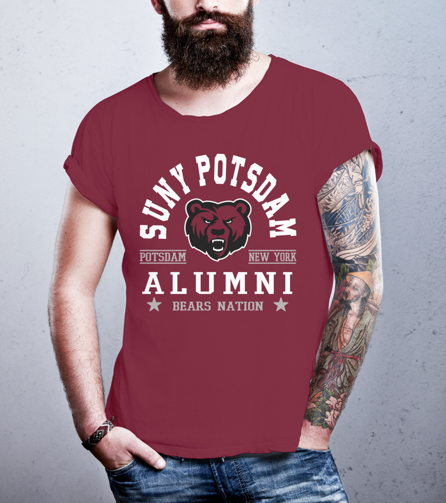 SUNY Potsdam Alumni Bears Nation New York T-Shirt