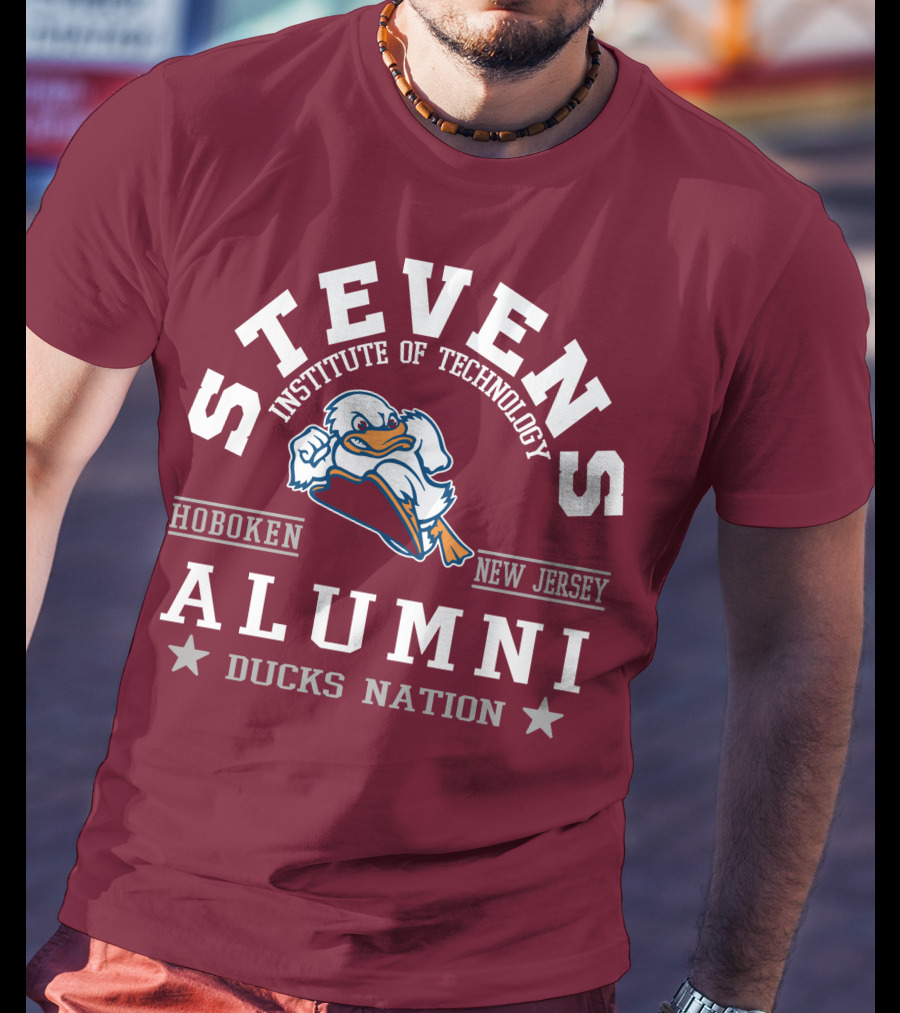 Stevens Institute Of Technology Alumni Hoboken New Jersey Ducks Nation T-Shirt
