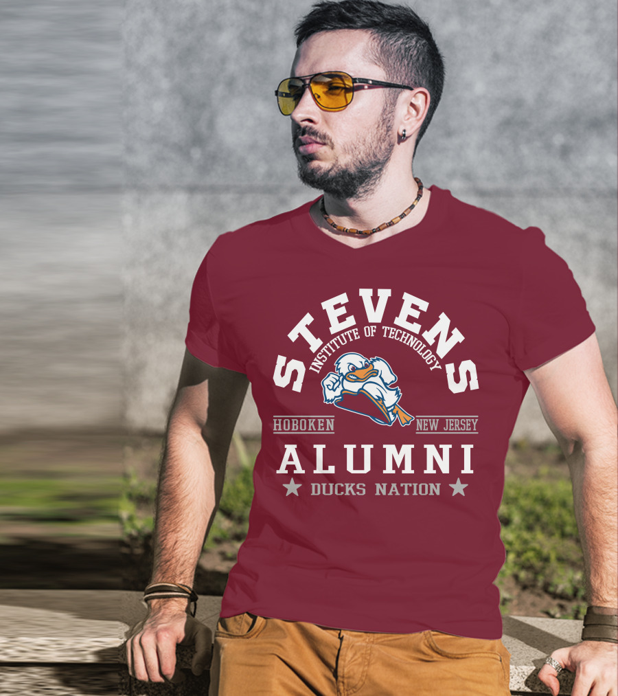 Stevens Institute Of Technology Alumni Hoboken New Jersey Ducks Nation T-Shirt