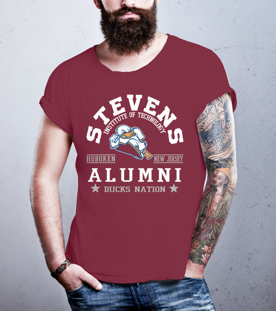 Stevens Institute Of Technology Alumni Hoboken New Jersey Ducks Nation T-Shirt