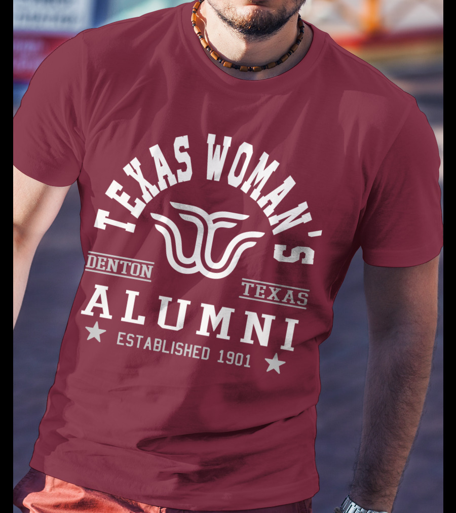 Texas Woman's University Alumni Denton Texas Established 1901 T-Shirt