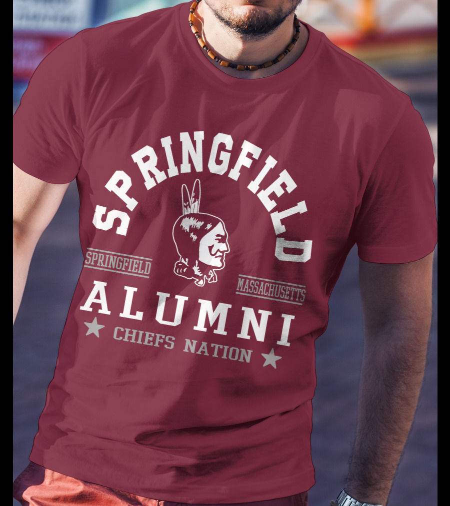 Springfield Massachusetts Alumni Chiefs Nation T-Shirt