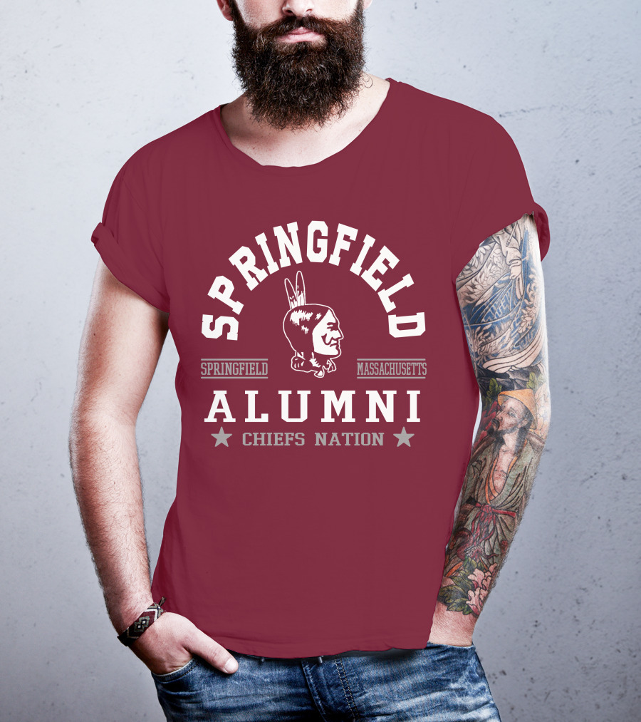 Springfield Massachusetts Alumni Chiefs Nation T-Shirt
