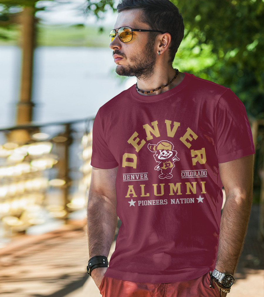 Denver Colorado Alumni Pioneers Nation T-Shirt