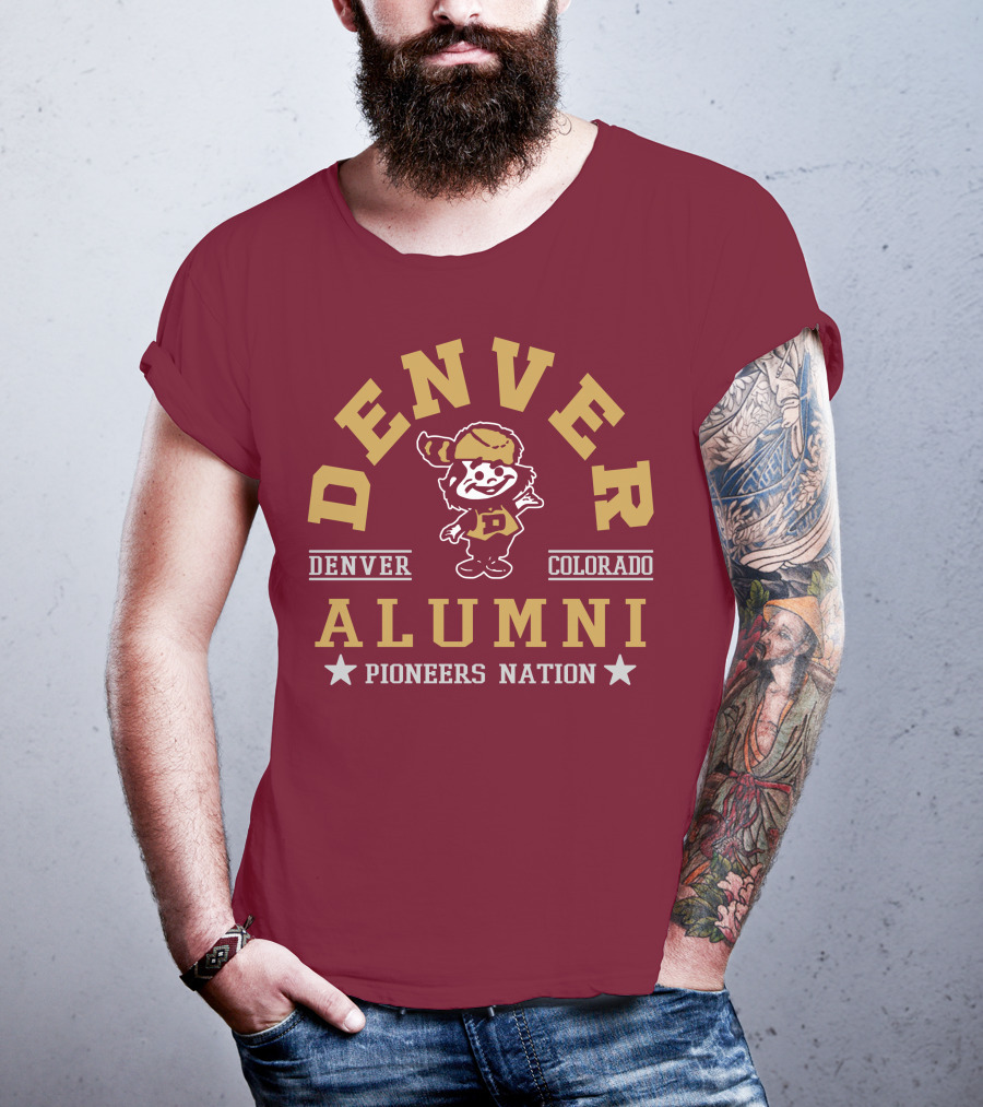 Denver Colorado Alumni Pioneers Nation T-Shirt
