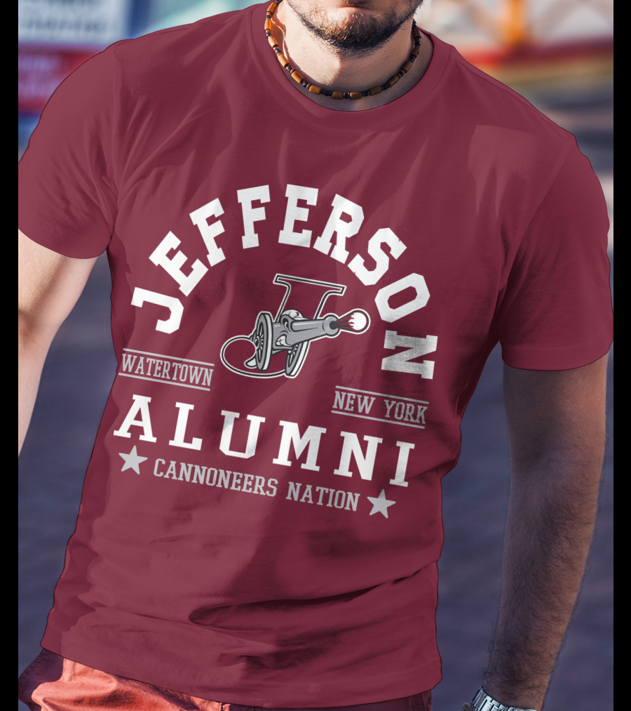 Jefferson Alumni Watertown New York Cannoneers Nation T-Shirt
