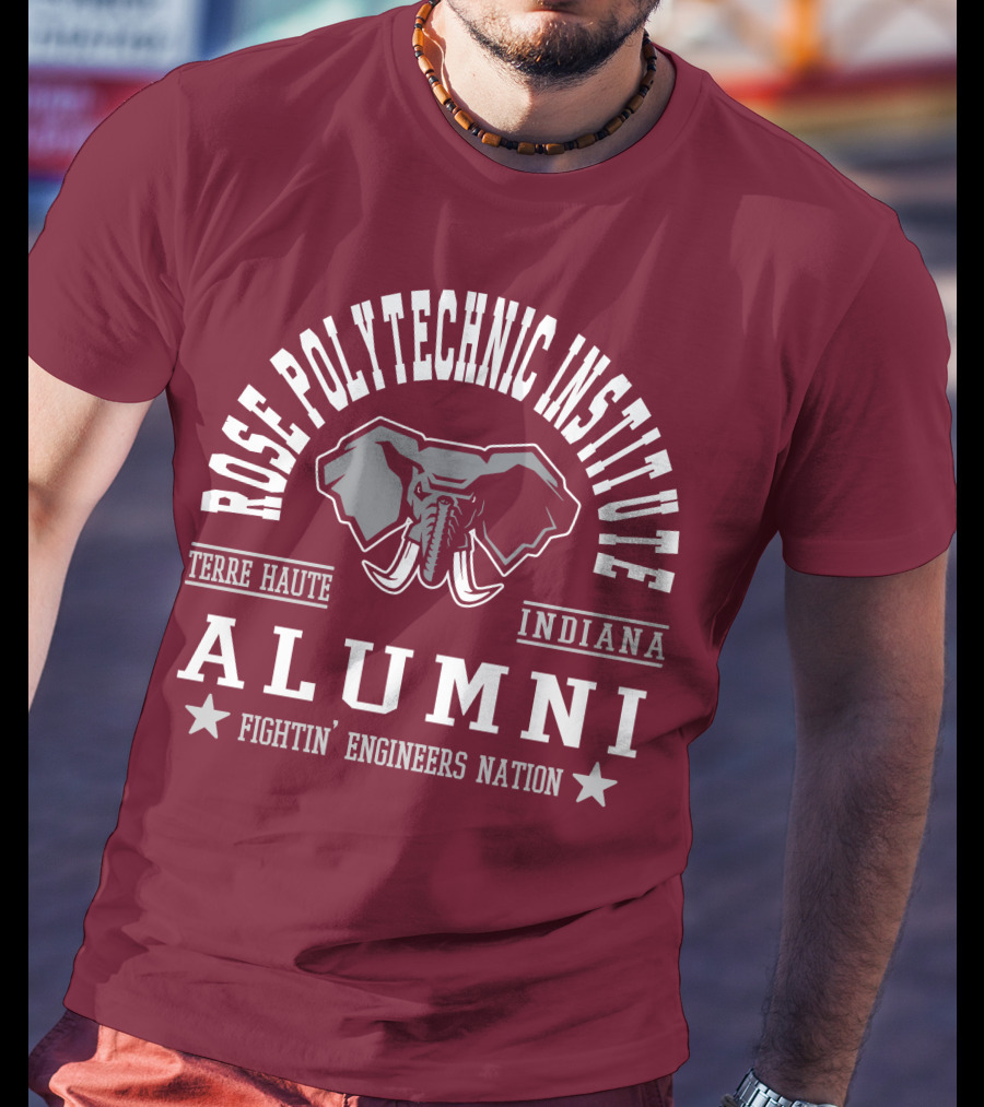Rose Polytechnic Institute Alumni Terre Haute Indiana Fightin' Engineers Nation T-Shirt
