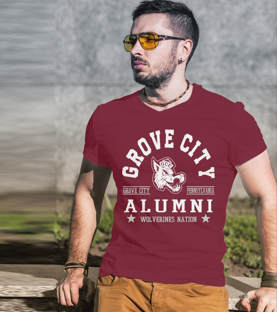 Grove City College Alumni Wolverines Nation Pennsylvania T-Shirt