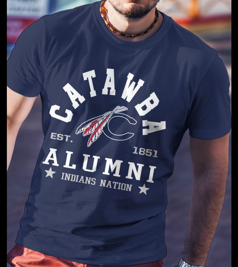 Catawba Alumni Indians Nation Est. 1851 T-Shirt