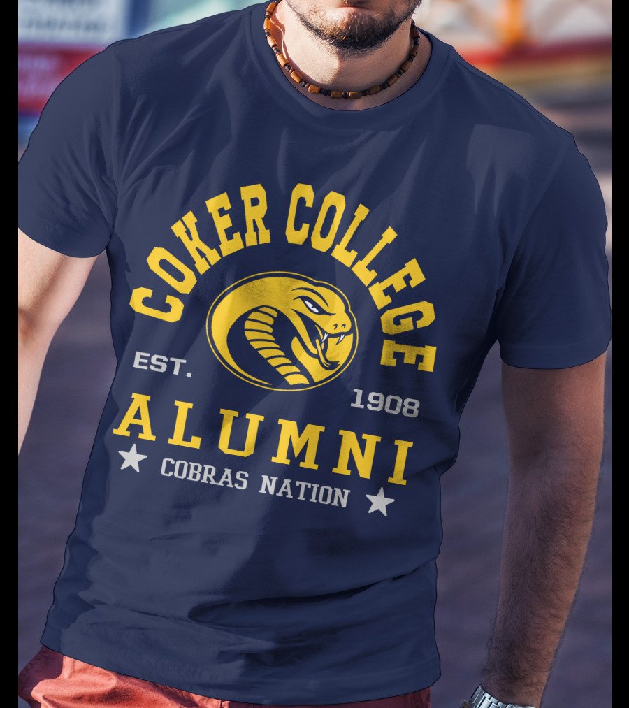 Coker College Alumni Cobras Nation Est. 1908 T-Shirt
