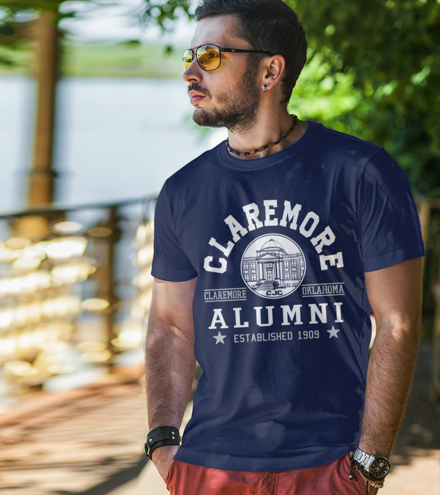 Claremore Oklahoma CJC Alumni Established 1909 T-Shirt