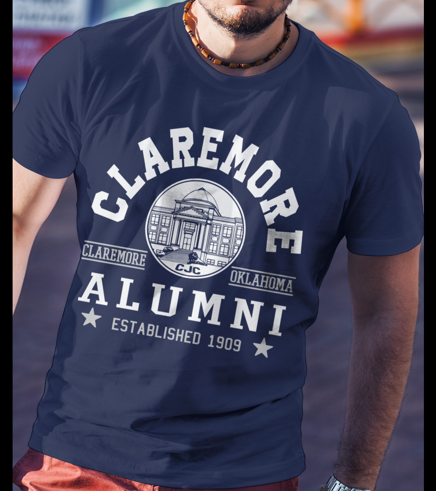Claremore Oklahoma CJC Alumni Established 1909 T-Shirt
