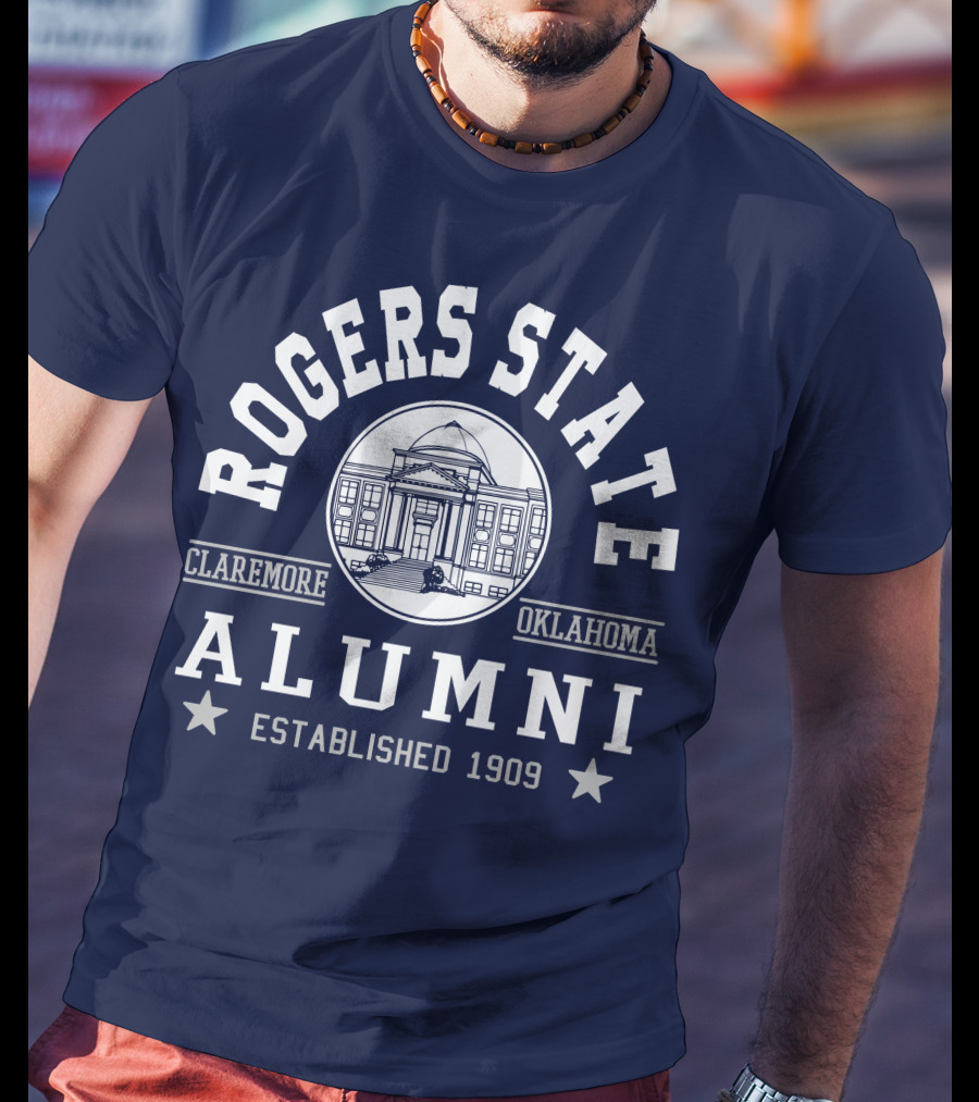 Rogers State Alumni Claremore Oklahoma Established 1909 T-Shirt