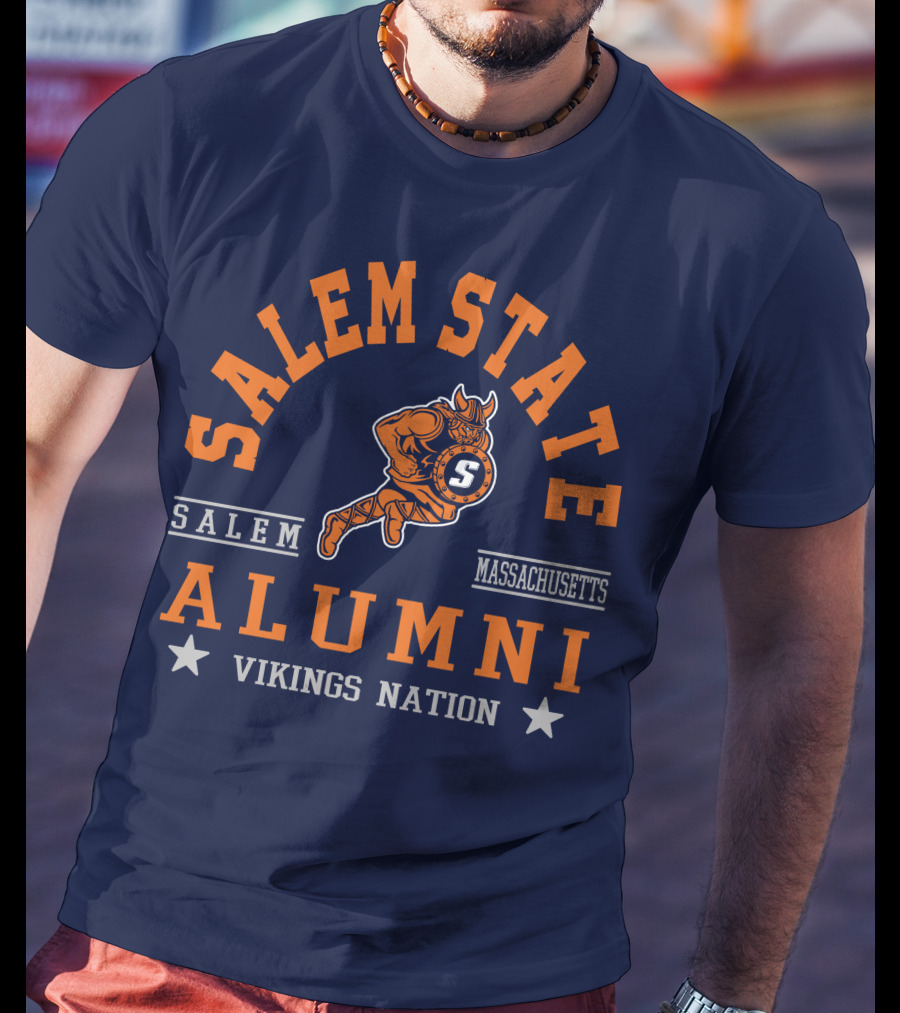Salem State Massachusetts Alumni Vikings Nation T-Shirt