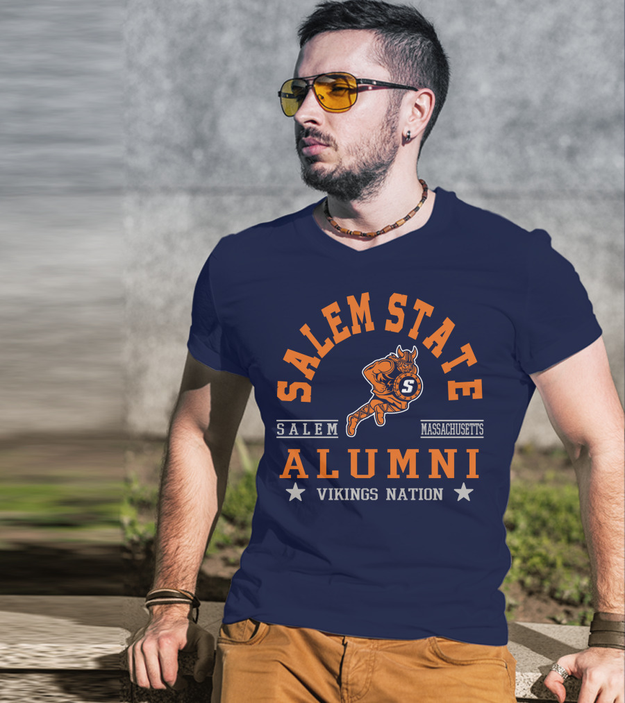 Salem State Massachusetts Alumni Vikings Nation T-Shirt