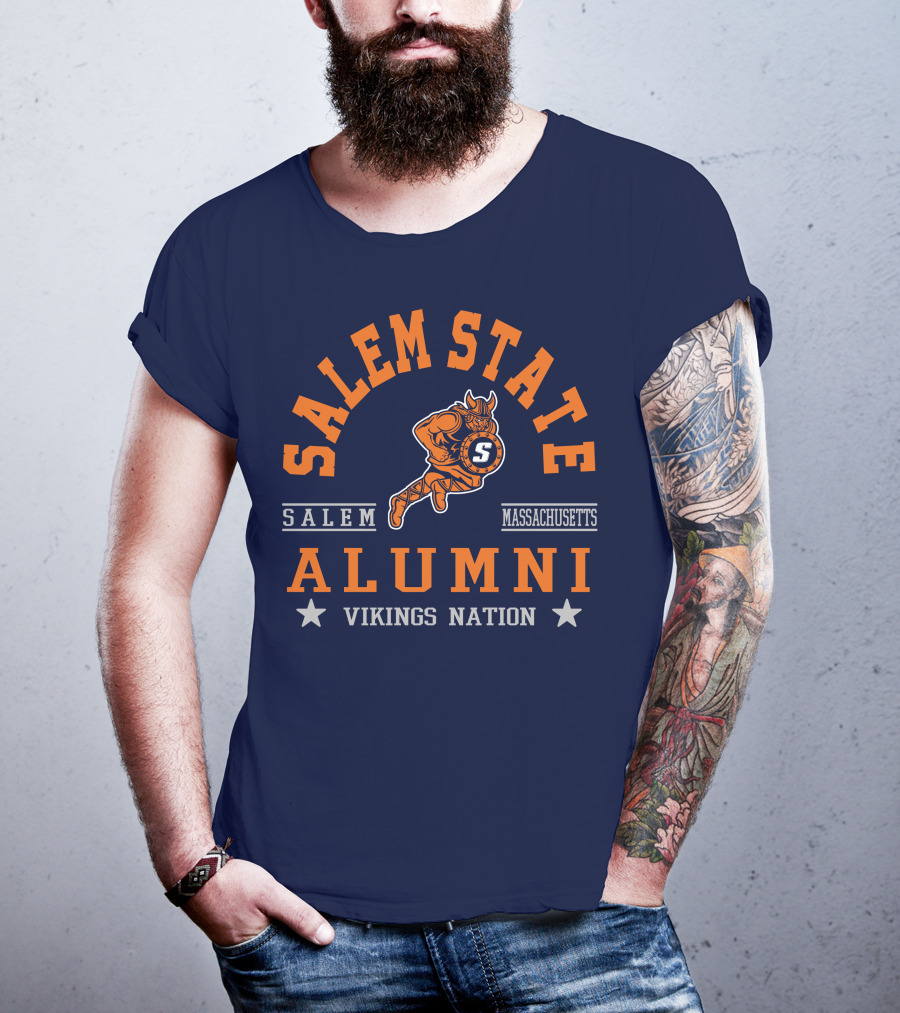 Salem State Massachusetts Alumni Vikings Nation T-Shirt