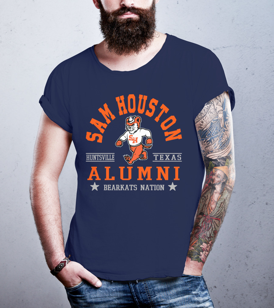 Sam Houston Alumni Bearkats Nation Huntsville Texas T-Shirt