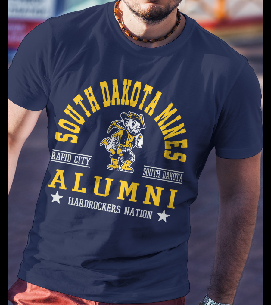 South Dakota Mines Rapid City Hardrockers Nation Alumni T-Shirt