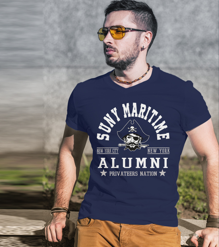 SUNY Maritime Alumni Privateers Nation New York City T-Shirt