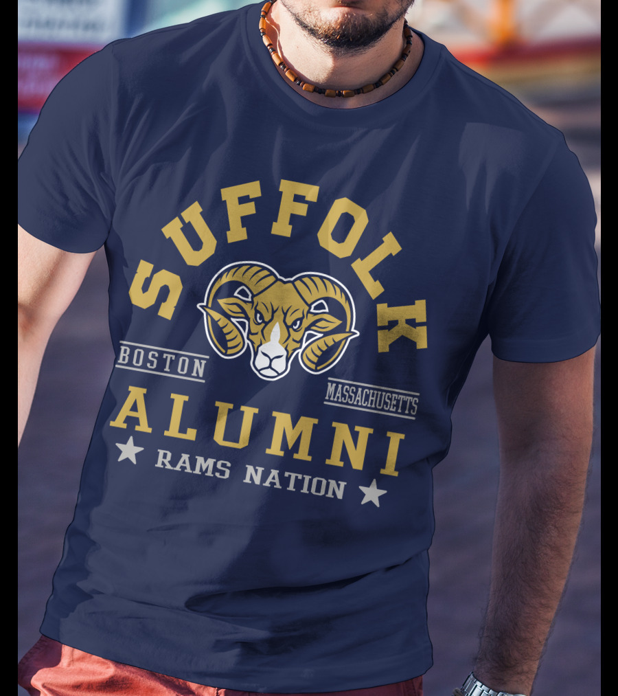 Suffolk Alumni Rams Nation Boston Massachusetts T-Shirt