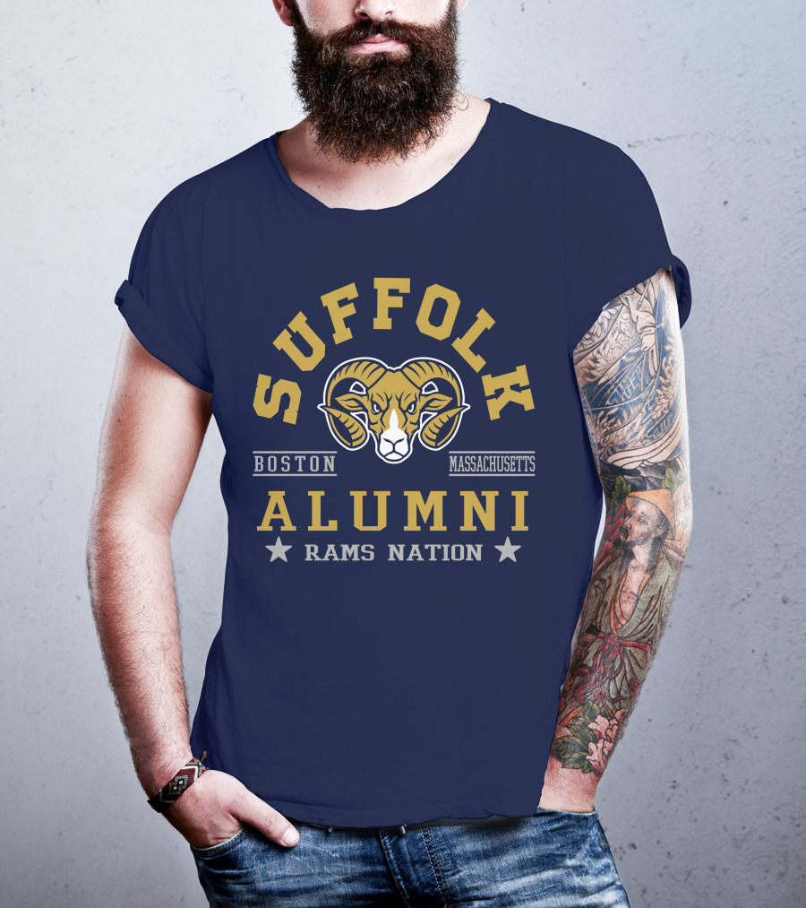 Suffolk Alumni Rams Nation Boston Massachusetts T-Shirt