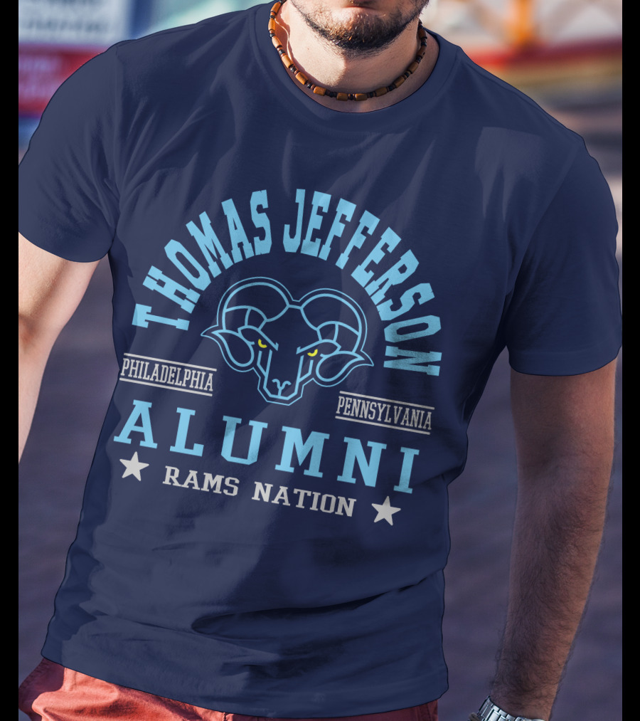 Thomas Jefferson Alumni Rams Nation Philadelphia Pennsylvania T-Shirt