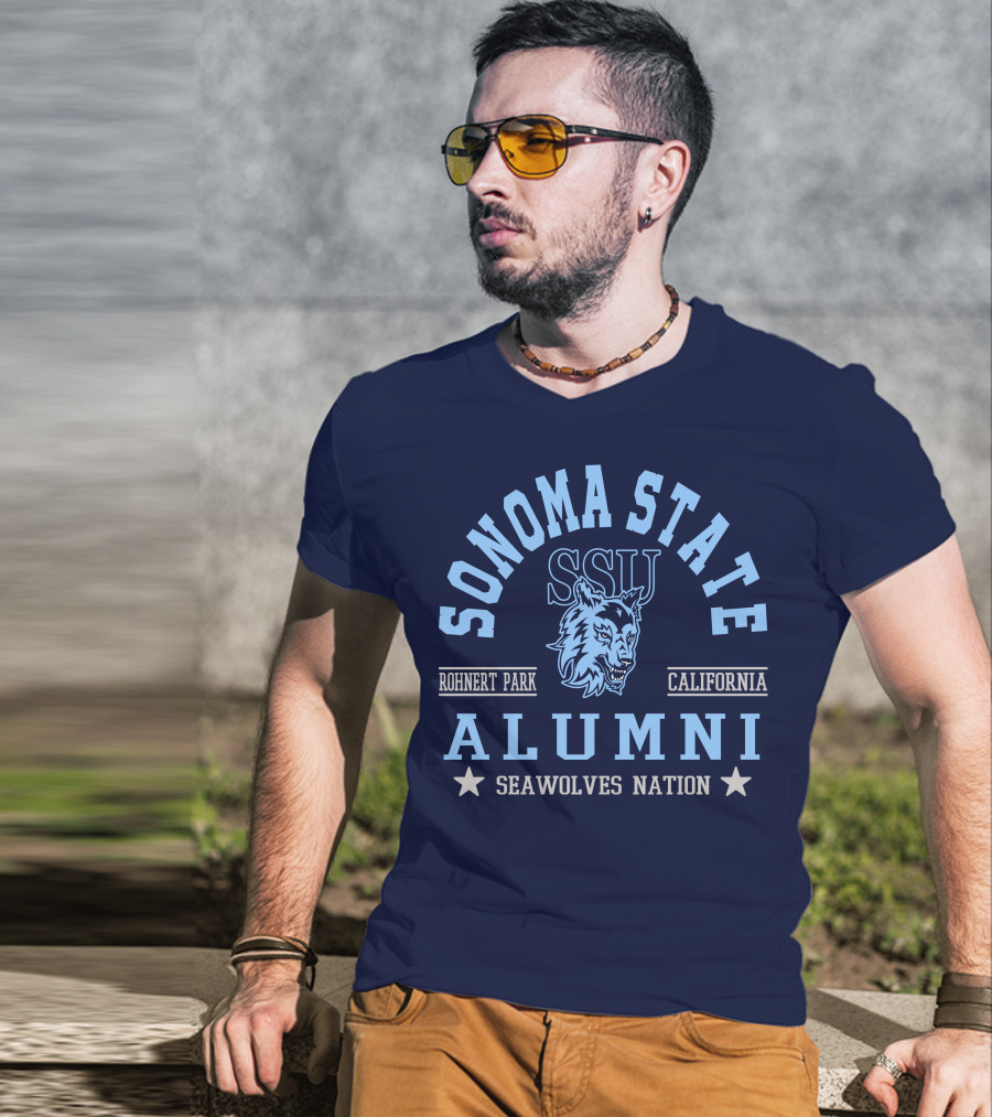 Sonoma State Alumni SSU Seawolves Nation Rohnert Park California T-Shirt