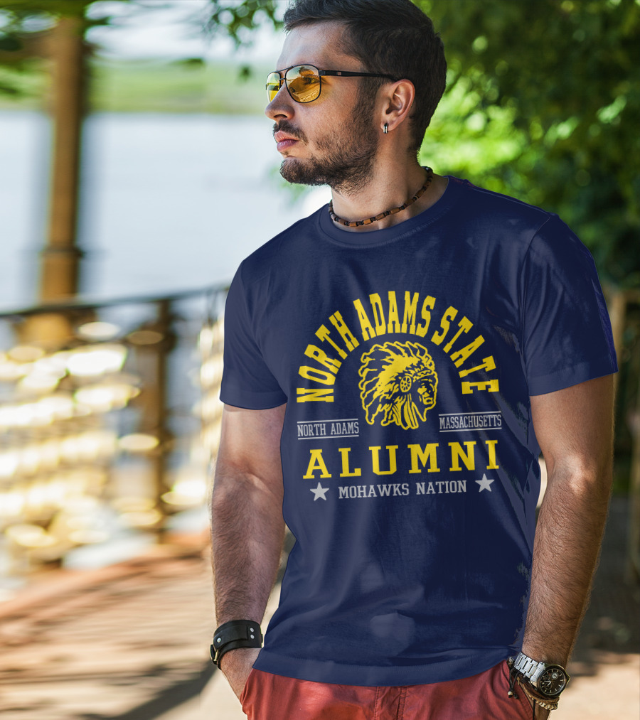 North Adams State Alumni Mohawks Nation Massachusetts T-Shirt