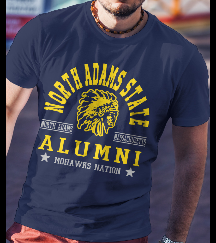 North Adams State Alumni Mohawks Nation Massachusetts T-Shirt