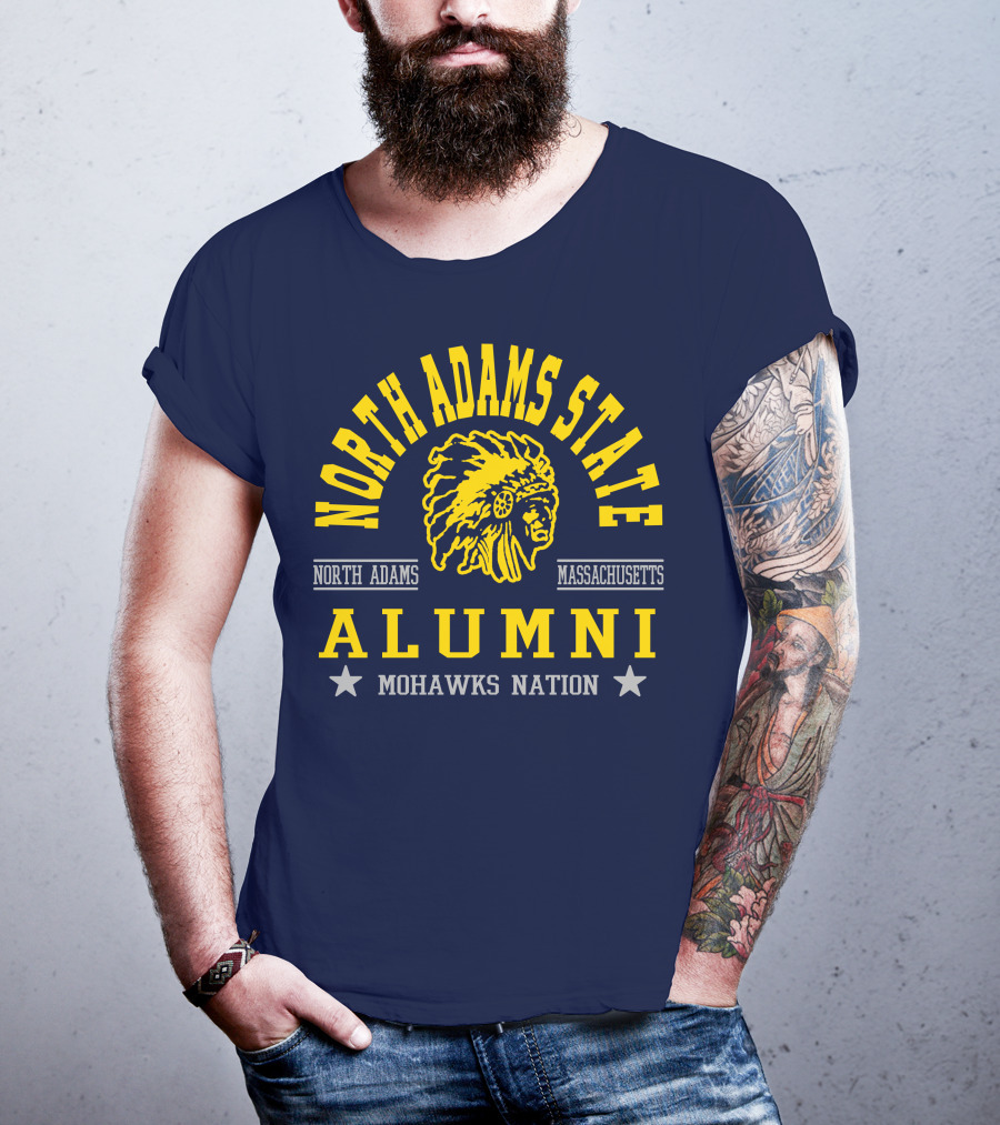 North Adams State Alumni Mohawks Nation Massachusetts T-Shirt
