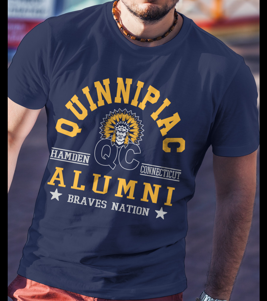 Quinnipiac QC Hamden Connecticut Alumni Braves Nation T-Shirt