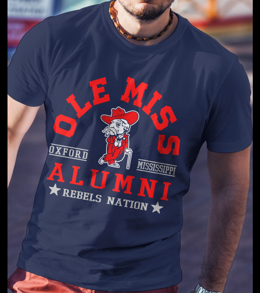 Ole Miss Rebels Alumni Oxford Mississippi Nation T-Shirt