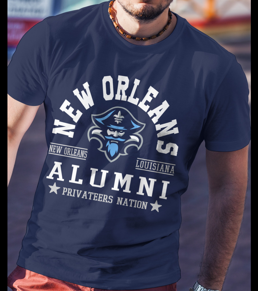 New Orleans Louisiana Alumni Privateers Nation T-Shirt