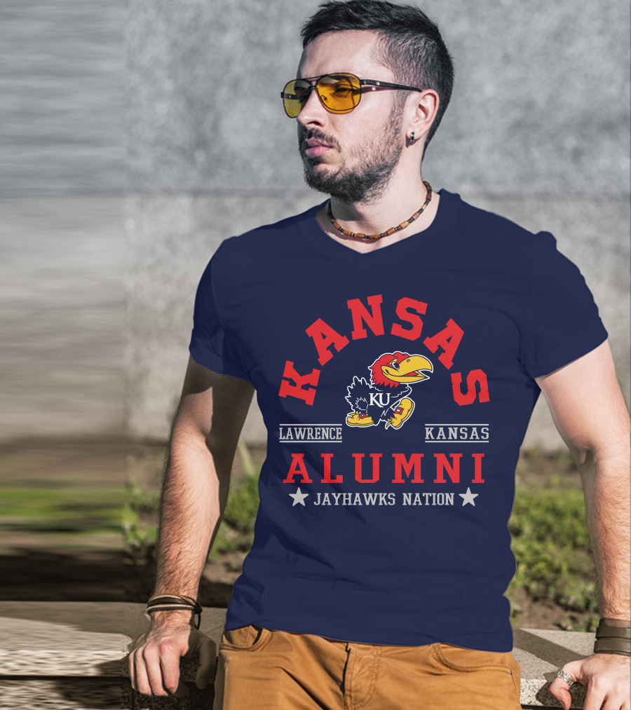 Kansas Alumni Jayhawks Nation Lawrence Kansas T-Shirt