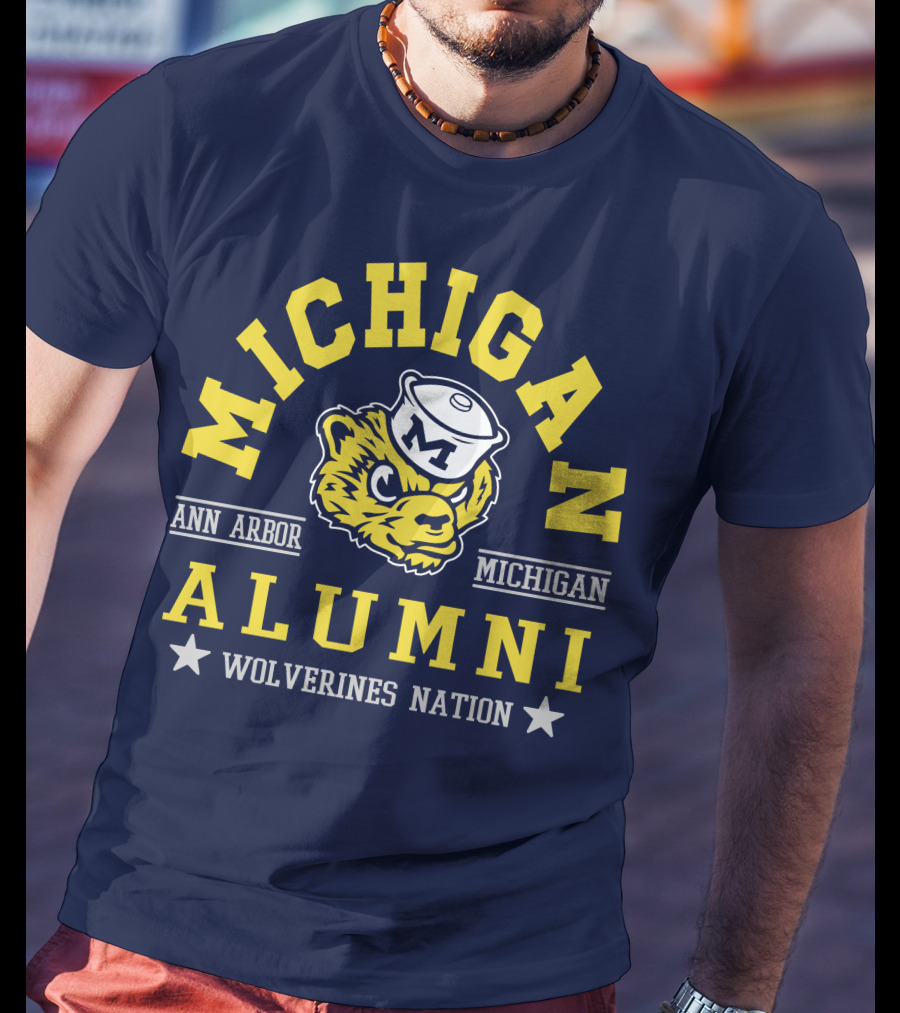 Michigan Alumni Wolverines Nation Ann Arbor Michigan T-Shirt
