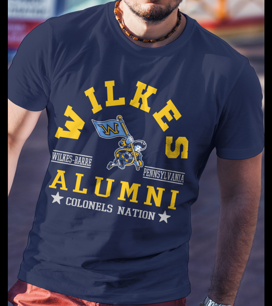 Wilkes Alumni Wilkes-Barre Pennsylvania Colonels Nation T-Shirt