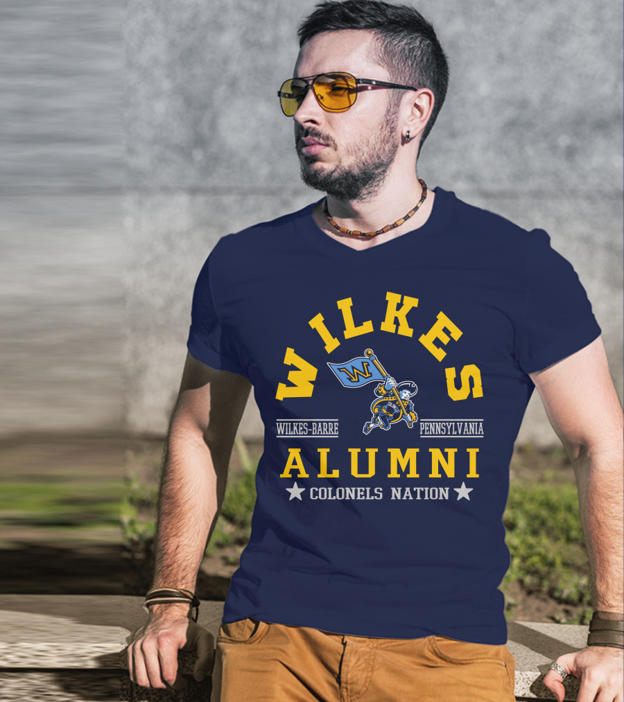 Wilkes Alumni Wilkes-Barre Pennsylvania Colonels Nation T-Shirt