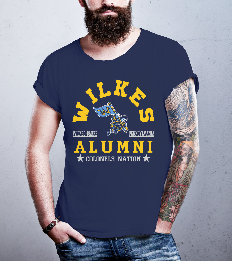 Wilkes Alumni Wilkes-Barre Pennsylvania Colonels Nation T-Shirt