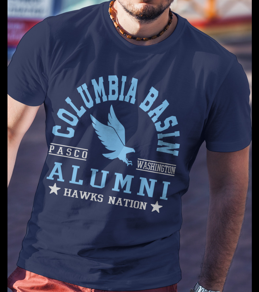 Columbia Basin Alumni Hawks Nation Pasco Washington T-Shirt