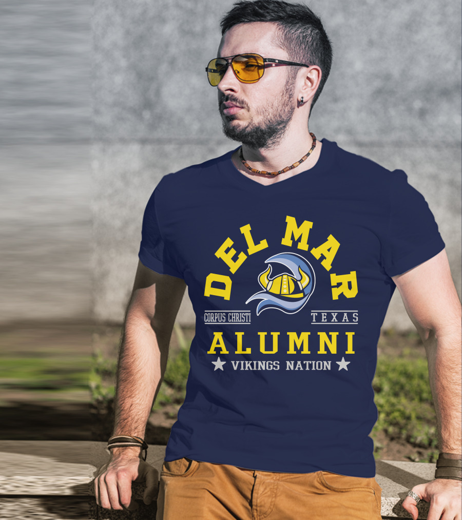 Del Mar College Corpus Christi Texas Alumni Vikings Nation T-Shirt